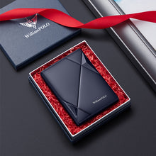 Carregar imagem no visualizador da galeria, Carteira William Polo Anti-Furto de Couro Masculina