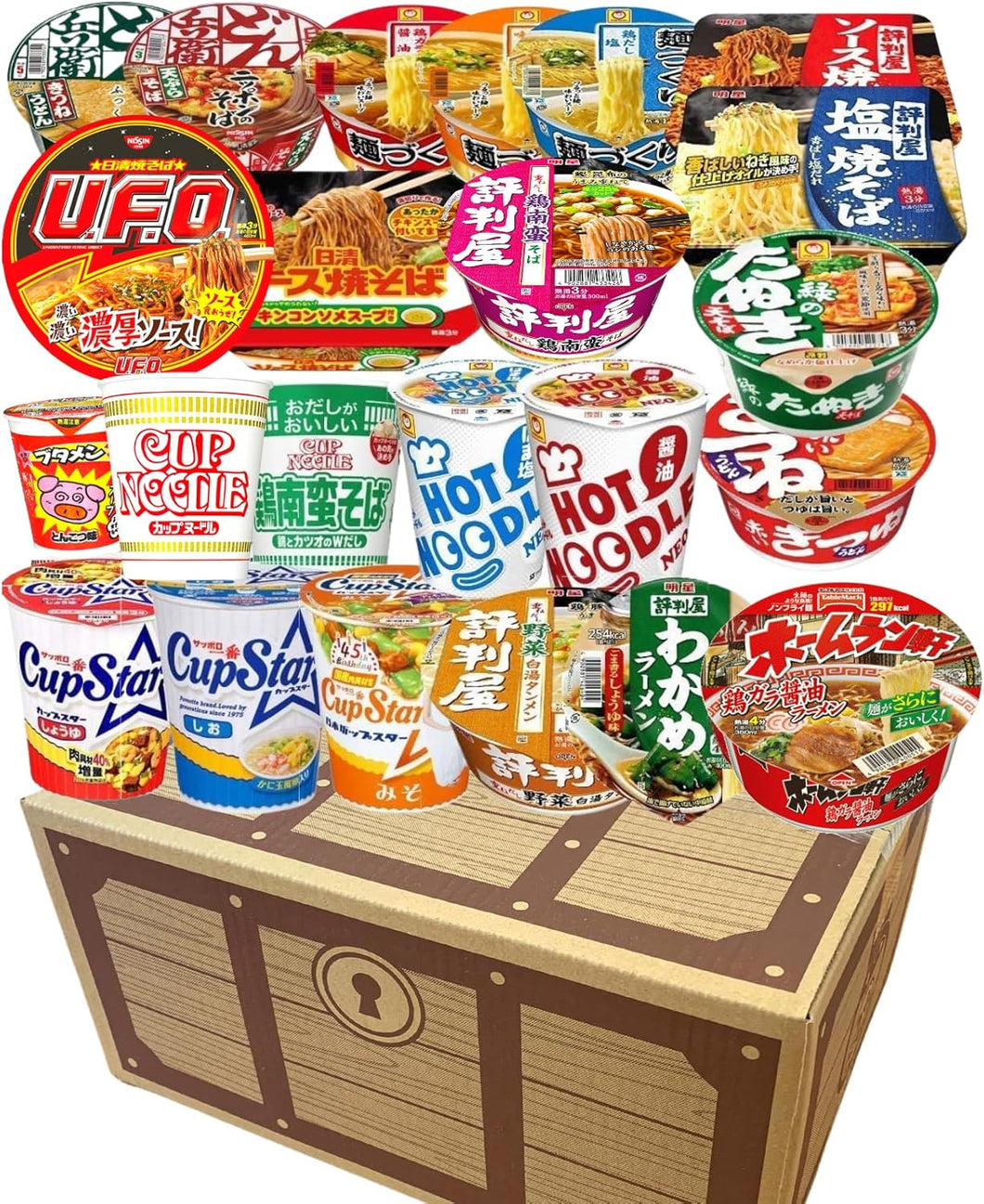 Cup Noodle Delight: 12 Varieties Assortment of Instant Noodles